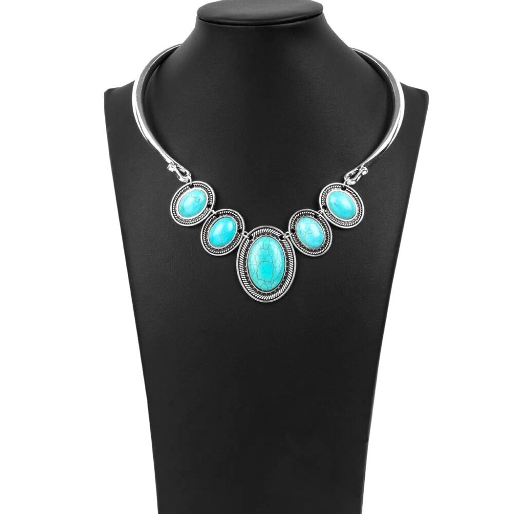 🆕Paparazzi Jewelry set *🩵*River Ride - Blue ~Bling Free Gift~